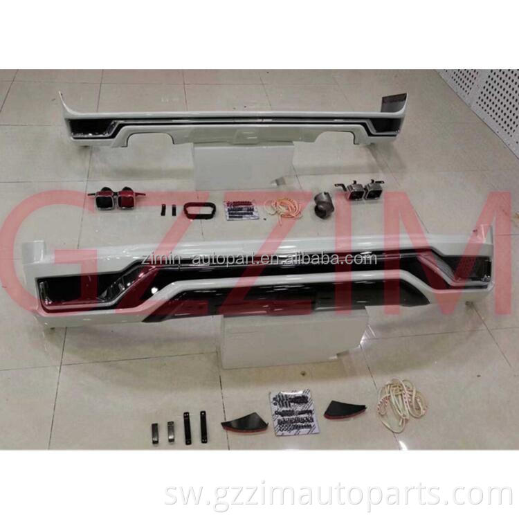 Plastiki nyuma ya nyuma bumper kits vifaa vya mwili kwa LC200 2016+